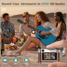 Load image into Gallery viewer, HOTU Keychain Camera, Mini Digital Camera 1080P HD with Flash Brown_2148
