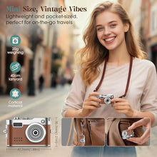 Load image into Gallery viewer, HOTU Keychain Camera, Mini Digital Camera 1080P HD with Flash Brown_2149
