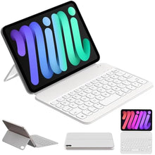 Load image into Gallery viewer, HOU Keyboard Case for 8.3-inch iPad mini 7th/6th Generation, White_1
