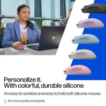 Load image into Gallery viewer, HP 400 Quiet Wireless Mouse, Dual Bluetooth &amp; 2.4GHz, Soft Silicone, Quiet Clicks, Microsoft Wheel, 24-Month Battery, 6000 DPI, Ambidextrous, Eco-Friendly Design, Multi-OS, Maple_833
