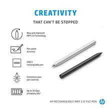 Load image into Gallery viewer, HP Active Rechargeable Tilt Pen MPP 2, Black_2015
