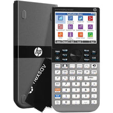 Load image into Gallery viewer, HP Prime G2 Graphing Calculator Multi-Touch 3.5" Color Display CAS Exam Approved SAT/AP/IB Scientific Calculator for School, Highschool, College Students Programmable, 256MB, Includes Case + Cloth, Black_1
