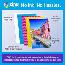 Load image into Gallery viewer, HP Sprocket 2x3 Instant Smartphone Photo Printer - Portable Color Wireless Mobile Printer - Zink Sticky-Back Photos - Print from Compatible iOS &amp; Android Devices with Bluetooth w/Fun App - Purple_482

