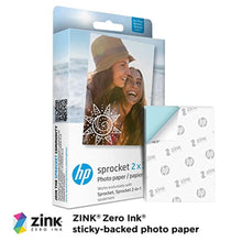 Load image into Gallery viewer, HP Sprocket 2x3" Premium Zink Sticky Back Photo Paper (20 Sheets) Compatible with HP Sprocket Photo Printers., White_325
