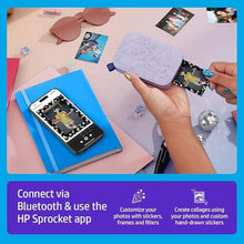 Load image into Gallery viewer, HP Sprocket Portable 2x3 Instant Photo Printer (Lilac) Starter Bundle_974
