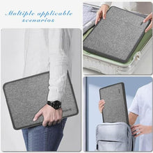 Load image into Gallery viewer, Hseok Laptop Sleeve 15.6 16 inch Case Compatible with MacBook Neo 16, MacBook Pro 16" M5/M4/M3/M2/M1, MacBook Air Pro 15", XPS 16, Most 15" 15.6" 16" Notebooks,Dark Gray&amp;Gray, DG_7751
