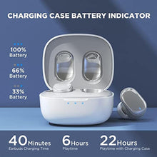 Load image into Gallery viewer, HTC True Wireless Earbuds 7 Bluetooth 5.3, in-Ear Headphones Noise Cancelling for Gaming, Exercising - 40ms Ultra Low Latency/22H Playtime/Game Modes/10mm Driver/Built-in Microphone -Gray_265
