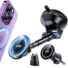 Load image into Gallery viewer, HTUMilitary-Grade 80LBS Strongest Suction Upgraded for Magsafe Car Mount, Black_1
