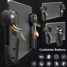 Load image into Gallery viewer, HUAYUWA 2Pcs Tablet Game Joystick Trigger Handle 6 Finger L1R1 Shooter Fire Aim Button Controller Fits for iPad Tablet PUBG Game Accessories_2996
