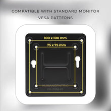 Load image into Gallery viewer, HumanCentric Mounting Bracket Compatible with Intel NUC, VESA Monitor Arm Plate for NUC Mini PC Computer, 75x75mm and 100x100mm Patterns, Does not fit Hades and Skull Canyon NUC, Hardware Included_1535
