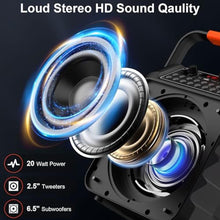 Load image into Gallery viewer, HWWR Karaoke Machine, MatteBlack_4474
