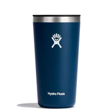 Load image into Gallery viewer, Hydro Flask All Around Tumbler Press-In Lid, Insulated Travel Mug, Stainless Steel Coffee Cup 20 Oz Indigo Blue_1
