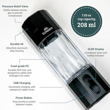 Load image into Gallery viewer, Hydrogen Water Bottle Generator | Up to 6000+ PPB Molecular Hydrogen, Alkaline Water Pitcher | OLED Display, Rechargeable, Portable, High-Pressure Safe Design_5105
