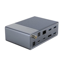 Load image into Gallery viewer, HyperDrive USB-C &amp; Thunderbolt 4 GEN2 14-in-1 Dock for MacBook Pro/Air, iPad, PC - High-Speed Thunderbolt Docking Station - 40Gbps, Gigabit Ethernet, 85W PD, black_1
