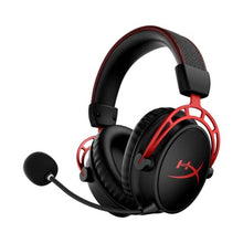 Load image into Gallery viewer, HyperX Cloud Alpha Wireless - Gaming Headset for PC, 300-hour battery life, DTS Headphone:X Spatial Audio, Memory foam, Dual Chamber Drivers, Noise-canceling mic, Durable aluminum frame,Red_1
