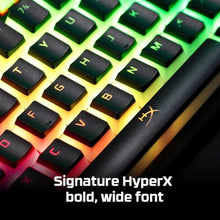 Load image into Gallery viewer, HyperX Pudding Keycaps - Double Shot PBT Keycap Set with Translucent Layer, for Mechanical Keyboards, Full 104 Key Set, OEM Profile, English (US) Layout - Black_5155
