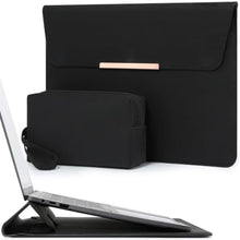 Load image into Gallery viewer, HYZUO 15-16 Inch Laptop Sleeve Case Bag with Stand, Black_1
