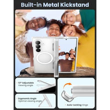 Load image into Gallery viewer, i-Blason for Samsung Galaxy Z Fold 7 Case MagSafe with Stand [9H+ Tempered Glass Screen Protector] [Hinge Protection] Wireless Charging Full-Body Protective Kickstand Case for Z Fold 7 (Frost Clear)_63
