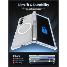 Load image into Gallery viewer, i-Blason for Samsung Galaxy Z Fold 7 Case MagSafe with Stand [9H+ Tempered Glass Screen Protector] [Hinge Protection] Wireless Charging Full-Body Protective Kickstand Case for Z Fold 7 (Frost Clear)_64
