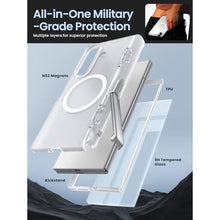 Load image into Gallery viewer, i-Blason for Samsung Galaxy Z Fold 7 Case MagSafe with Stand [9H+ Tempered Glass Screen Protector] [Hinge Protection] Wireless Charging Full-Body Protective Kickstand Case for Z Fold 7 (Frost Clear)_65
