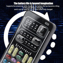 Load image into Gallery viewer, i9 Live Stream Voice Changer Set, Mini Sound Card with 8 Voice Effects, Portable Audio Recorder for Game Music Recording, Phone Computer Sound Changer_1084
