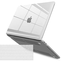 Load image into Gallery viewer, IBENZER Compatible with MacBook Pro 15 Inch Case 2019 2018 2017 2016 A1990 A1707, Plastic Hard Shell Case with Keyboard Cover for Mac Pro 15 Touch Bar, Crystal Clear, T15CYCL+1B, CrystalClear_1
