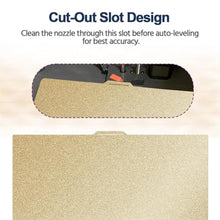 Load image into Gallery viewer, IdeaFormer-3D Centauri Carbon PEI Build Plate 260x271mm, Double Sided Textured PEI Spring Steel Sheet Plate for Elegoo Centauri Carbon, Centauri Carbon 2 3D Printer, TexturedGoldPEIDoubleSided_1926
