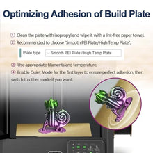 Load image into Gallery viewer, IdeaFormer-3D Centauri Carbon PEI Build Plate 260x271mm, Double Sided Textured PEI Spring Steel Sheet Plate for Elegoo Centauri Carbon, Centauri Carbon 2 3D Printer, TexturedGoldPEIDoubleSided_1927
