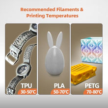 Load image into Gallery viewer, IdeaFormer IR3 PEO PET Effect Build Plate for Snapmaker U1 276x293mm, Smooth Diamond PEO Carbon Fiber PET Spring Steel Bed Plate for Snapmaker U1 3D Printer Platform_2189
