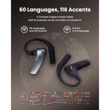 Load image into Gallery viewer, iflytek AI Translation Earbuds Real Time, 2-Way Voice Interpreter, Offline, Grey_647
