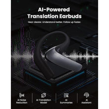 Load image into Gallery viewer, iflytek AI Translation Earbuds Real Time, 2-Way Voice Interpreter, Offline, Grey_649
