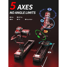 Load image into Gallery viewer, IFOOTAGE Shark Nano II 660 Motorized Camera Slider 26" for Phone Camera, Black_459
