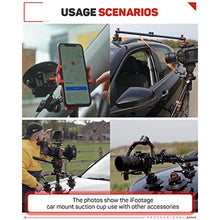 Load image into Gallery viewer, IFOOTAGE VS-118 Spider Crab Vehicle Suction Cup Camera Mount, Black_311
