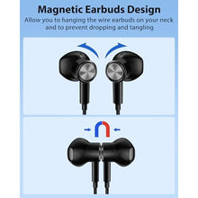 Load image into Gallery viewer, iMangoo 90 Angled Wired Earbuds USB C Headphones for Apple Android Headset, Black_5
