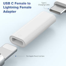 Load image into Gallery viewer, iMangoo USB C Pencil Charger Adapter for Apple iPencil 1, White_262
