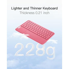 Load image into Gallery viewer, Inateck Ultra-Slim Tablet Keyboard, Trackpad, 228g, Bluetooth 5.5, Pink_259

