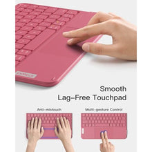 Load image into Gallery viewer, Inateck Ultra-Slim Tablet Keyboard, Trackpad, 228g, Bluetooth 5.5, Pink_260
