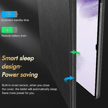 Load image into Gallery viewer, INFILAND Galaxy Tab S10/S9/S8 Ultra 14.6 Inch Case, Multi-Angle Stand Cover Compatible With Samsung Galaxy Tab S10/S9/S8 Ultra Tablet [Auto Wake/Sleep], Mint Green, MintGreen_7562
