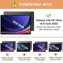 Load image into Gallery viewer, INFILAND Galaxy Tab S10/S9/S8 Ultra 14.6 Inch Case, Multi-Angle Stand Cover Compatible With Samsung Galaxy Tab S10/S9/S8 Ultra Tablet [Auto Wake/Sleep], Navy, Blue_7592
