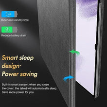 Load image into Gallery viewer, INFILAND Galaxy Tab S10 Ultra/S9 Ultra/S8 Ultra 14.6 Inch Case, Multi-Angle Stand Cover Compatible with Samsung Galaxy Tab S10 Ultra/S9 Ultra/S8 Ultra Tablet [Auto Wake/Sleep], Gray_7556
