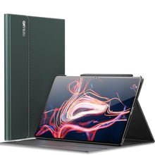 Load image into Gallery viewer, INFILAND Galaxy Tab S10 Ultra/S9 Ultra/S8 Ultra 14.6 Inch Case, Multi-Angle Stand Cover Compatible with Samsung Galaxy Tab S10 Ultra/S9 Ultra/S8 Ultra Tablet [Auto Wake/Sleep], Midnight Green, MidnightGreen_1
