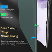 Load image into Gallery viewer, INFILAND Galaxy Tab S10 Ultra/S9 Ultra/S8 Ultra 14.6 Inch Case, Multi-Angle Stand Cover Compatible with Samsung Galaxy Tab S10 Ultra/S9 Ultra/S8 Ultra Tablet [Auto Wake/Sleep], Midnight Green, MidnightGreen_7539

