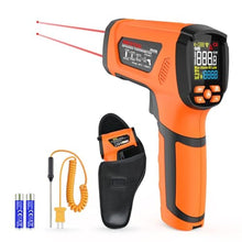 Load image into Gallery viewer, Infrared Thermometer Temperature Gun, -40-3632, High Temp Thermometer with Thermocouple Probe, Non-Contact 50:1 Pyrometer Dual Laser Thermometer Gun for Engine, Kiln, Forging, Industrial_1
