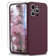 Load image into Gallery viewer, INGIDO Designed for iPhone 15 Pro Case 6.1 inch, Liquid Silicone Case with Camera Protection with Microfiber Lining Shockproof Phone Case Cover for iPhone 15 Pro (2023), Midnight Blue_1

