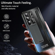 Load image into Gallery viewer, INGIDO Designed for Samsung Galaxy Z Fold 5 Case with S Pen &amp; Kickstand &amp; Front Screen Protector Luxury Phone Cover Case for Galaxy Z Fold 5 (2023), Black_3181
