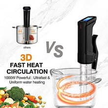 Load image into Gallery viewer, INKBIRD WIFI Sous Vide Cooker Bundle with Vacuum Sealer Machine | 1000W Sous-Vide Cooker Immersion Circulator with 14 Preset Recipes on APP and Thermal Immersion with Timer_1002
