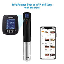 Load image into Gallery viewer, INKBIRD WIFI Sous Vide Cooker Bundle with Vacuum Sealer Machine | 1000W Sous-Vide Cooker Immersion Circulator with 14 Preset Recipes on APP and Thermal Immersion with Timer_1005
