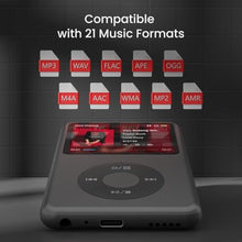 Load image into Gallery viewer, Innioasis Y1 Mp3 Player with Bluetooth HiFi Mini Portable Music Digital Player with Audiobook 2026 Nice Gift Upgrade Sable, Black_328
