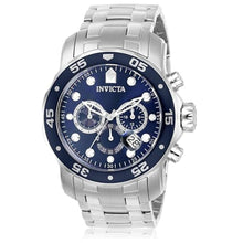 Load image into Gallery viewer, Invicta Men's 0070 "Pro Diver Collection" Stainless Steel and Blue Dial Watch, SilverBlue_1

