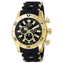 Load image into Gallery viewer, Invicta Men's 0140 Sea Spider Collection 18k Gold Ion-Plated and Black Polyurethane Watch_1
